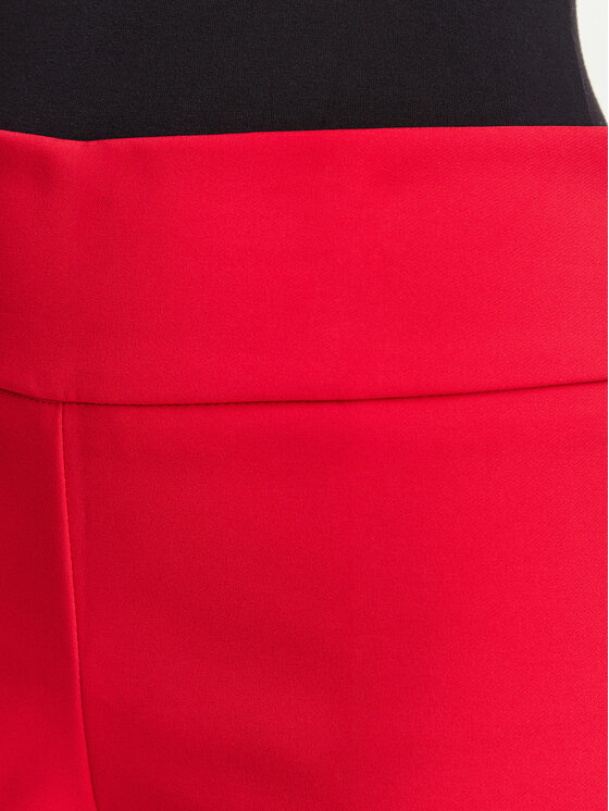 Rinascimento Rinascimento Riidest püksid CFC0131084003 Punane Regular Fit