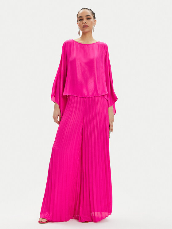 LOLA CASADEMUNT LOLA CASADEMUNT Majica MS2415016 Ružičasta Relaxed Fit