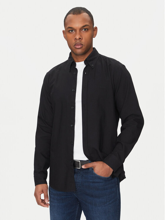 BOSS BOSS Camicia Rickert 50519707 Nero Regular Fit