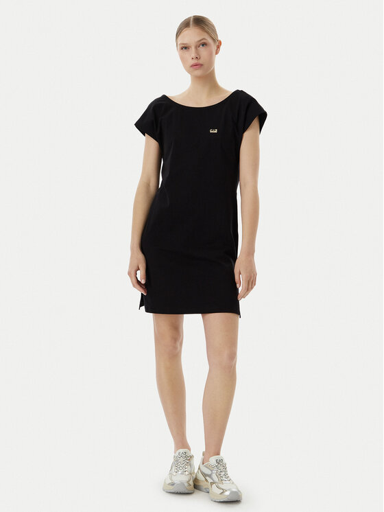 EA7 Emporio Armani EA7 Emporio Armani Vasaras kleita 7W001478 AF10373 UC001 Melns Relaxed Fit