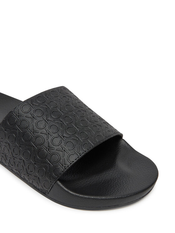 Calvin Klein Calvin Klein Papucs Pool Slide Mono HM0HM01968 Fekete