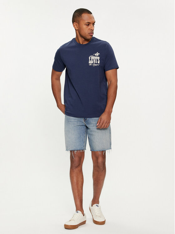 Levi's® Levi's® Farmer rövidnadrág 468 Stay Loose A8461-0005 Kék Loose Fit