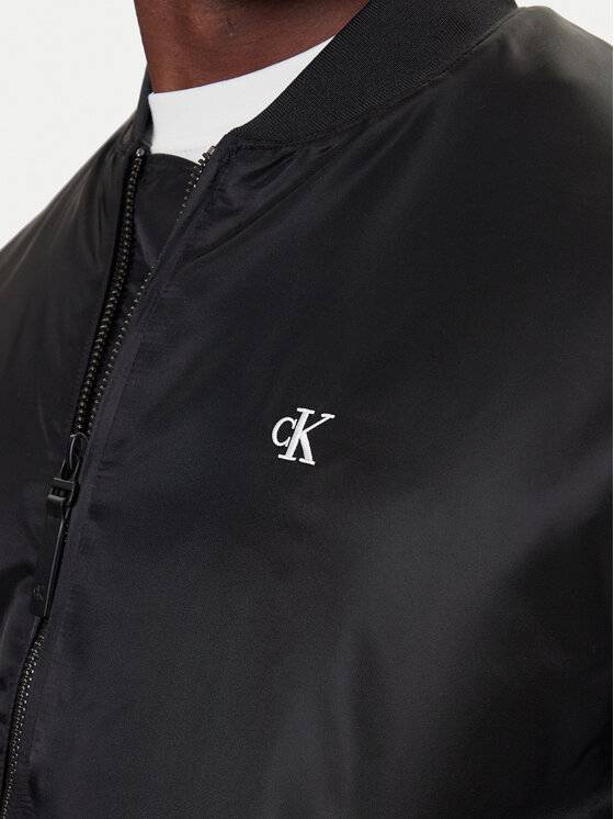 Calvin Klein Jeans Calvin Klein Jeans Bomber striukė LV04RC526G Juoda Regular Fit