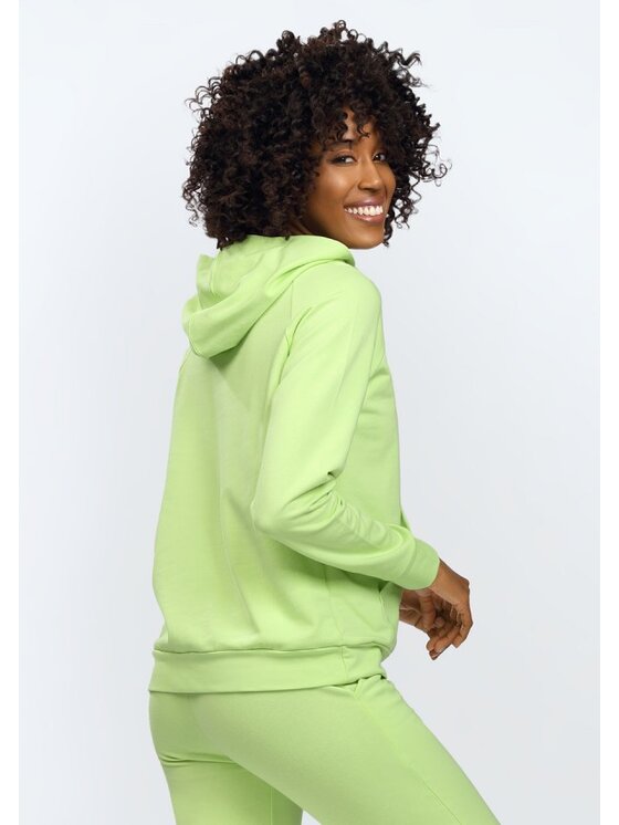DKaren Sport DKaren Sport Bluza Seattle Zielony Slim Fit