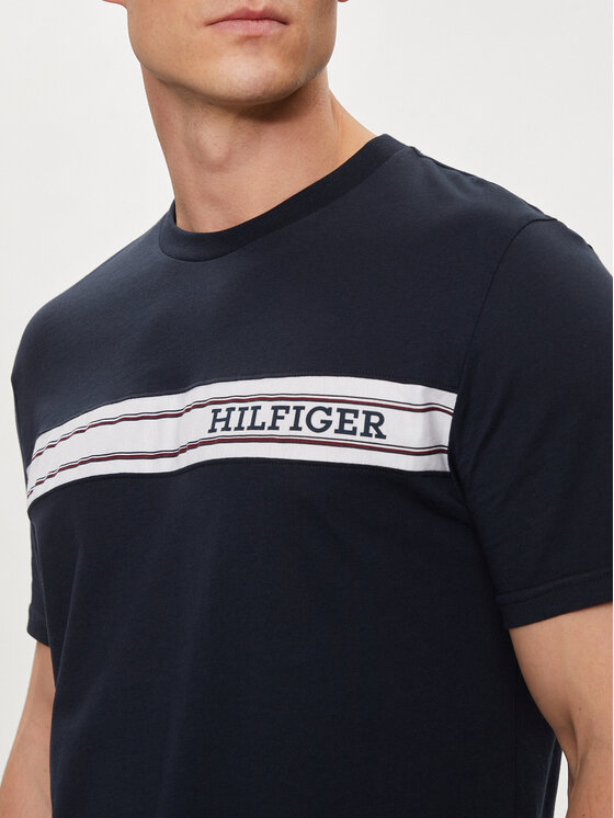 Tommy Hilfiger Tommy Hilfiger T-Shirt UM0UM03196 Dunkelblau Regular Fit
