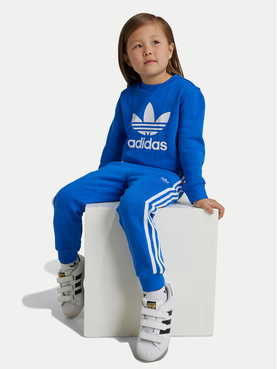 adidas Tuta adicolor IY4782 Blu Regular Fit Modivo