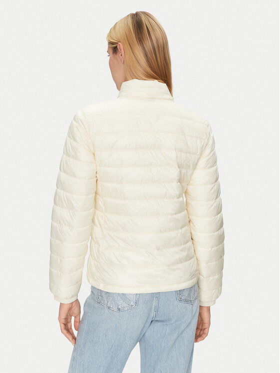 Guess Jeans Guess Jeans Пуховик W5RL99 WHAB2 Écru Regular Fit