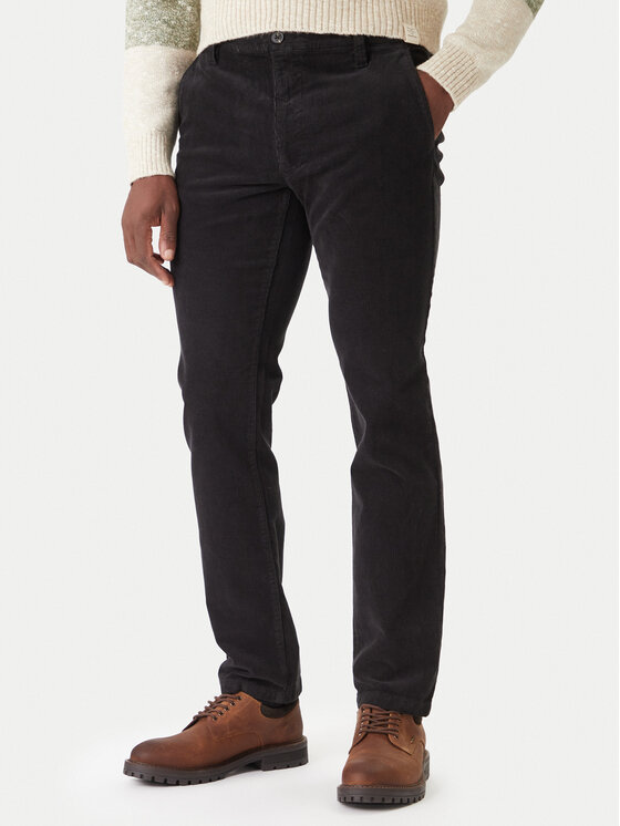 Mustang Mustang Штани з тканини Tramper 1016829 Чорний Straight Fit