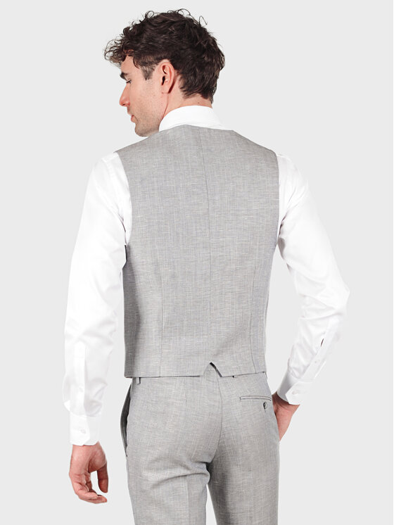 Evenemen Evenemen Kamizelka OVO Szary Slim Fit