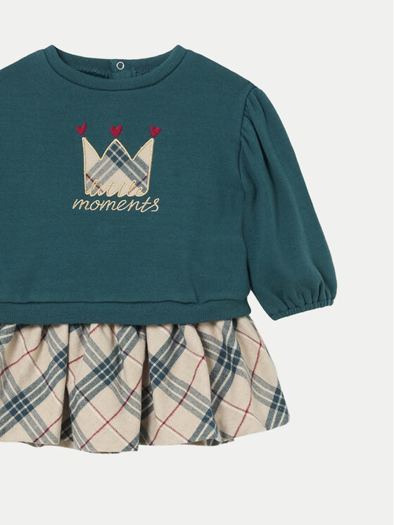 Mayoral Mayoral Komplet bluza i spódniczka 2929 Zielony Regular Fit