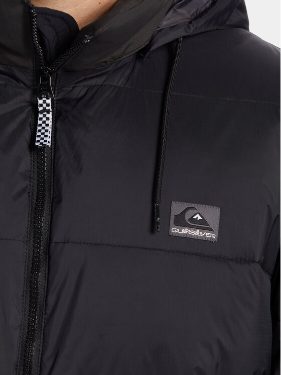 Quiksilver Quiksilver Kurtka puchowa Wolfs Shoulder Jckt EQYJK03990 Czarny Regular Fit