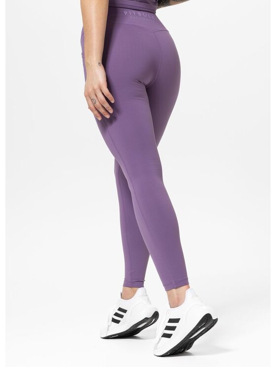 PITBULL PITBULL Legginsy AVENIDA Fioletowy Regular Fit