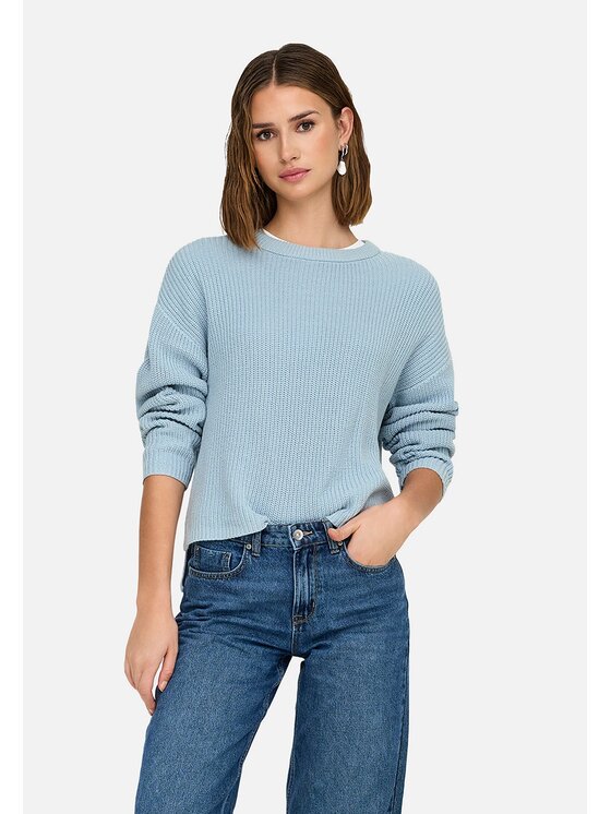 ONLY ONLY Maglione 15341307-CAS Blu Regular Fit