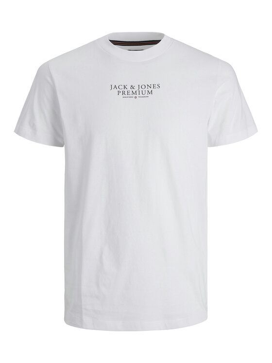 Jack & Jones Jack & Jones Tricou Archie 12217167 Alb Regular Fit