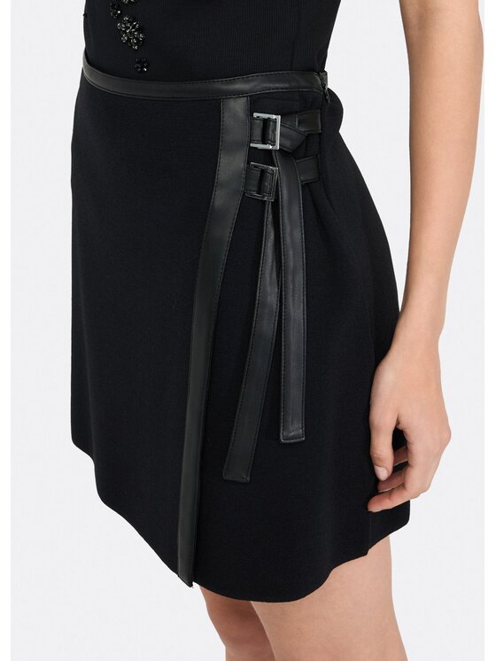 Liu Jo Liu Jo Minigonna MF5043MS55N22222 Nero Regular Fit