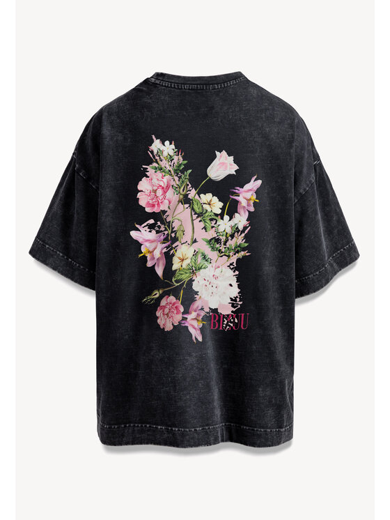 BIZUU BIZUU T-Shirt RIONA OVERSIZED Czarny