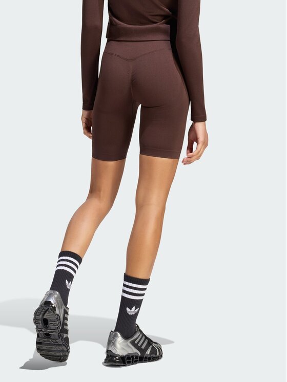 adidas adidas Legginsy 168150 Brązowy ciemny Fitted Fit