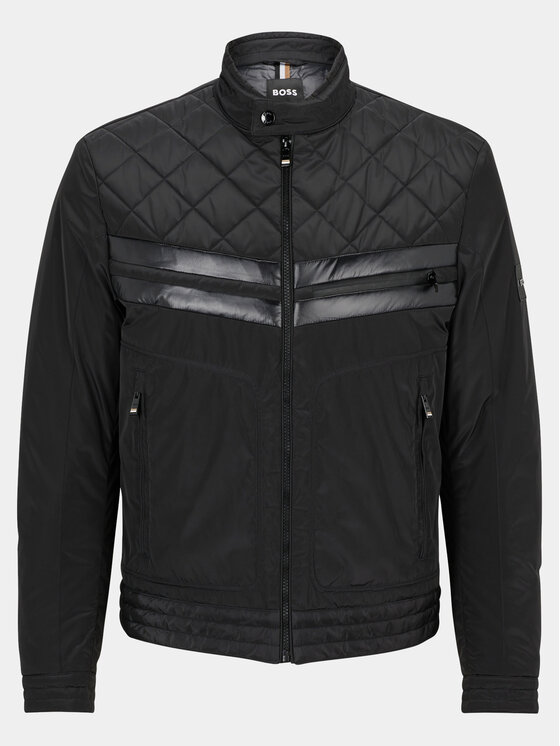 BOSS Boss Bunda pro přechodné období Chanan 50493674 Černá Regular Fit