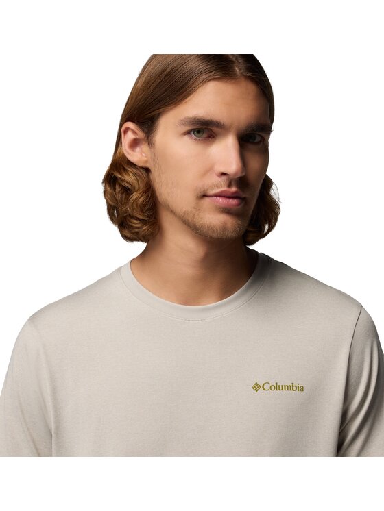 Columbia Columbia T-Shirt 216508 Beżowy Regular Fit