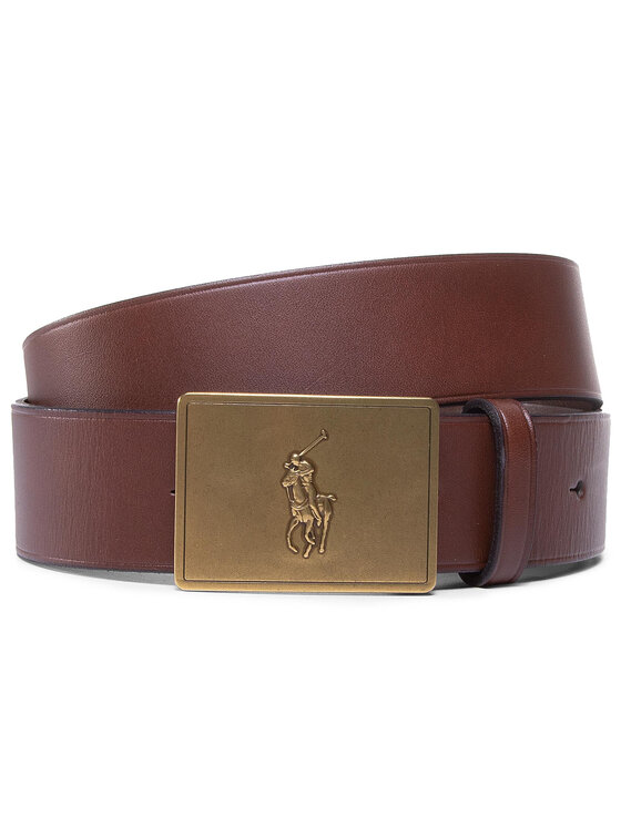 Polo Ralph Lauren Polo Ralph Lauren Cintura da uomo 36Mm Pp Plaque Belt 405691693002 Marrone