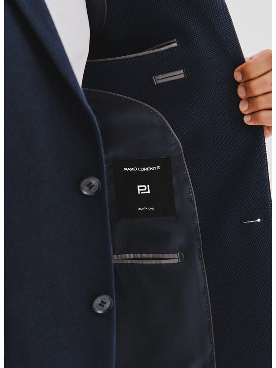 Pako Lorente Pako Lorente Marynarka P25WF-3X-015 Granatowy Slim Fit