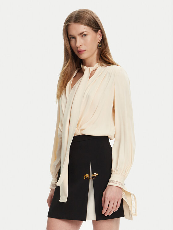 Elisabetta Franchi Elisabetta Franchi Body CB-006-51E2 Ekru Regular Fit