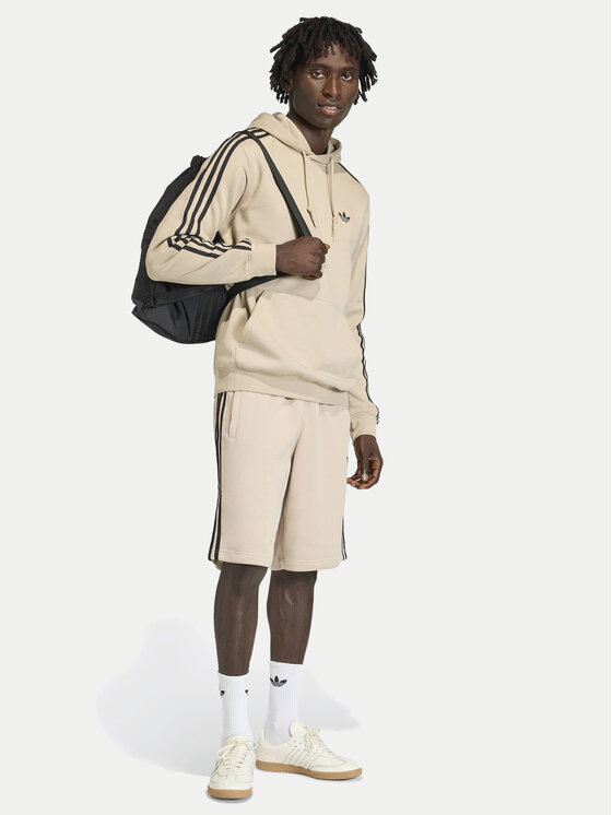adidas adidas Sportovní kraťasy 3-Stripes KE6681 Béžová Regular Fit
