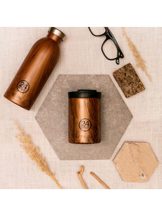 24Bottles 24Bottles Kubek termiczny Travel Tumbler Brązowy