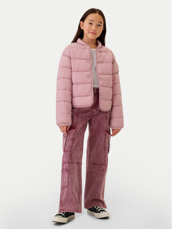 Gap Gap Μπουφάν μεταβατικό 524053-01 Ροζ Regular Fit