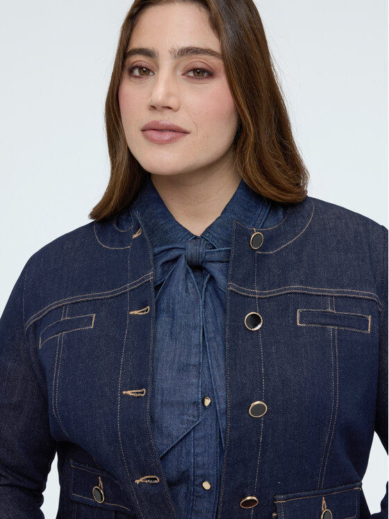 Fiorella Rubino Fiorella Rubino Giacca di jeans R401T101310N034 Blu Regular Fit