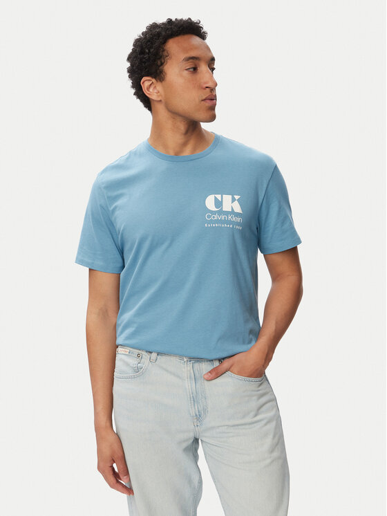 Calvin Klein Jeans Calvin Klein Jeans T-särk Resort Graphic LV04RG802G Sinine Regular Fit