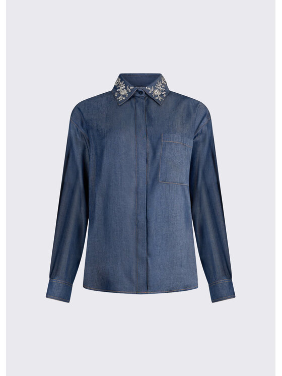 Liu Jo Liu Jo Camicia UA6274D489477000 Blu Regular Fit
