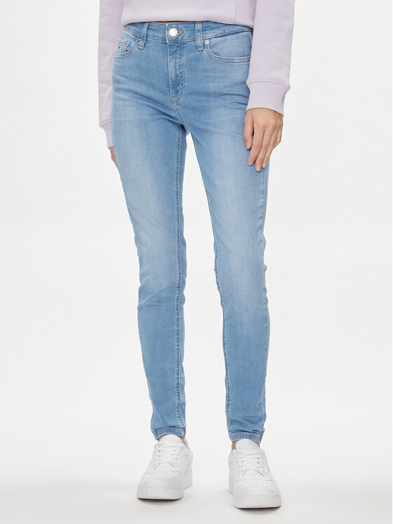 Tommy Jeans Džínsy Nora DW0DW17159 Modrá Skinny Fit