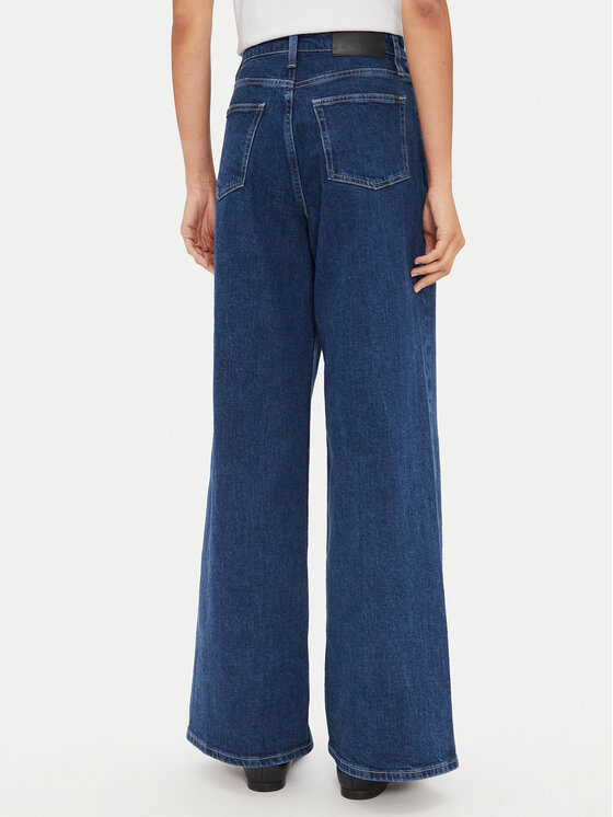 Calvin Klein Calvin Klein Džinsai K20K207598 Mėlyna Wide Leg