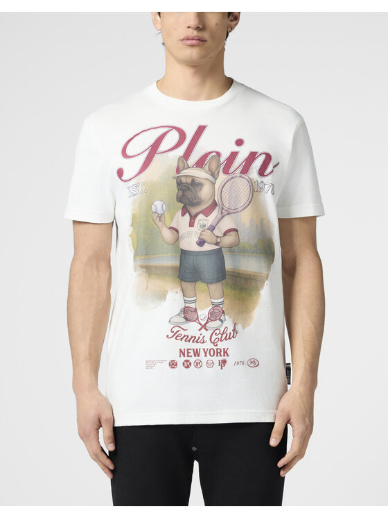PHILIPP PLEIN PHILIPP PLEIN T-Shirt 30551 Biały Regular Fit