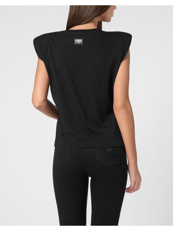 PHILIPP PLEIN PHILIPP PLEIN Tank top 9537 Čierna Skin Tight Fit