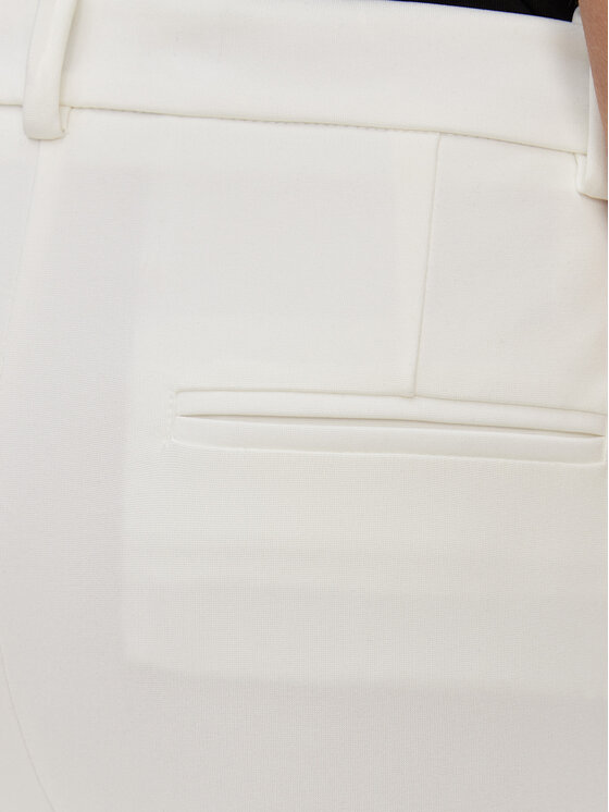 PINKO PINKO Spodnie materiałowe 100155 A1L4 Z05 Biały Regular Fit