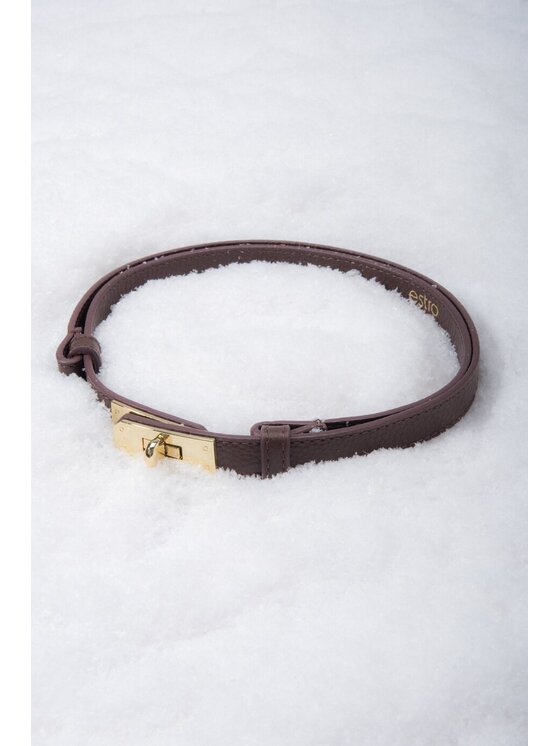 Estro Estro Ζώνη Γυναικεία ER00118161 Καφέ