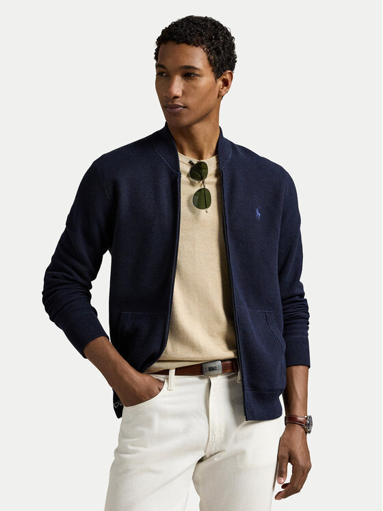 Polo Ralph Lauren Polo Ralph Lauren Džemperis ar kapuci 710961158001 Tumši zils Regular Fit