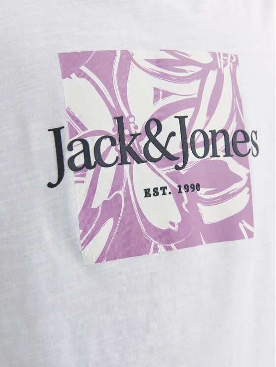 Jack&Jones Junior Jack&Jones Junior T-shirt Lafayette 12253973 Bijela Standard Fit
