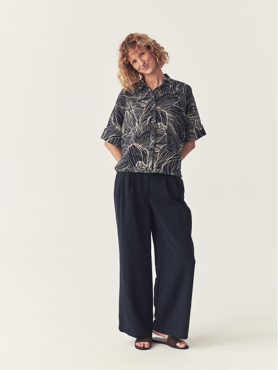 TATUUM TATUUM Košile MERA Tmavomodrá Loose Fit