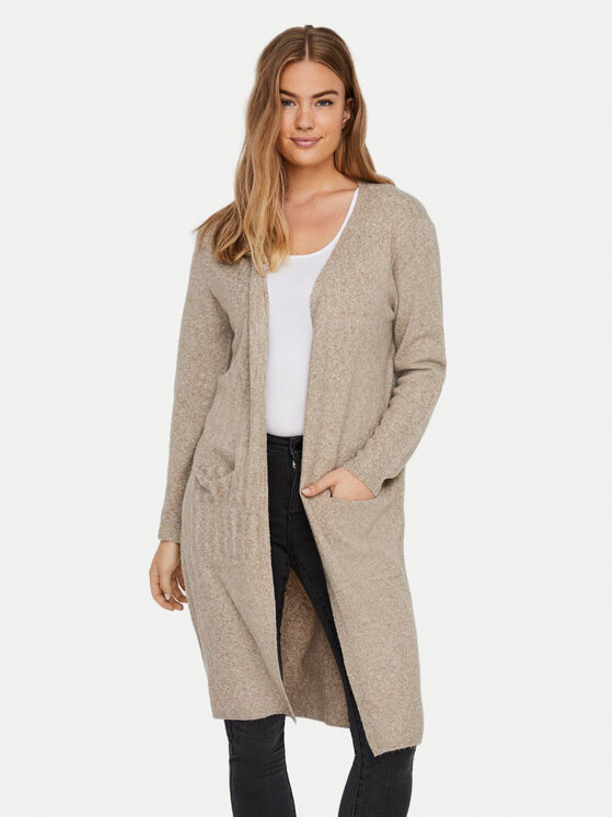 Vero Moda Kardigāns 10215434 Bēšs Regular Fit