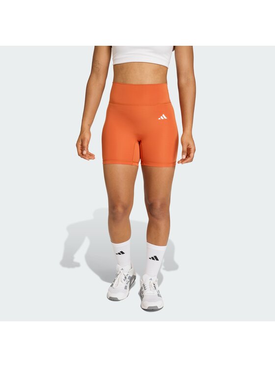 adidas adidas Szorty sportowe 158772 Pomarańczowy Fitted Fit