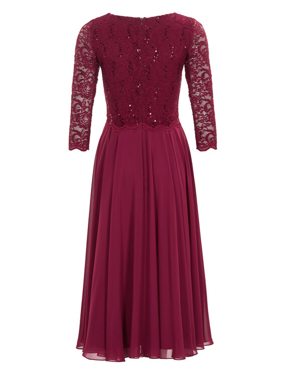 Swing Swing Coctailkleid 5AI08900 Dunkelrot Regular Fit