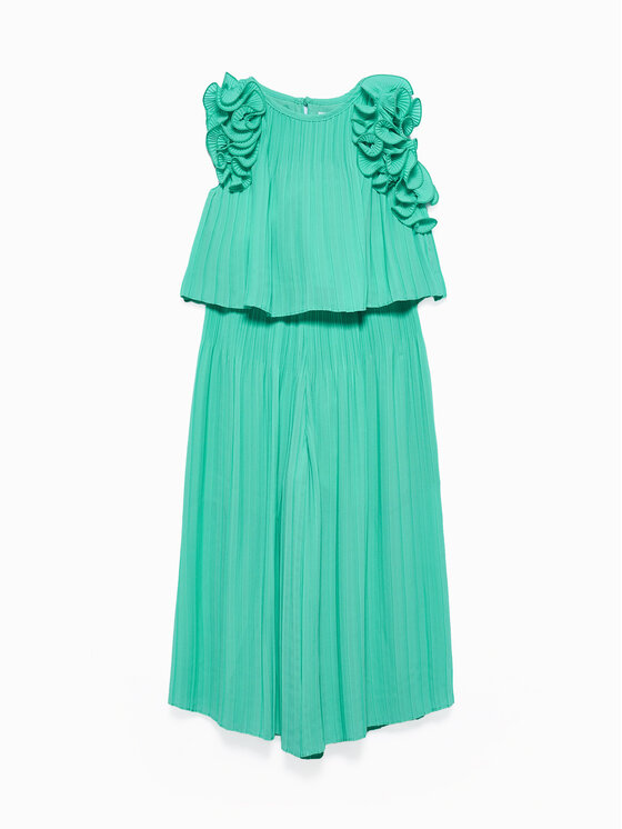 Abel & Lula Set bluză și pantalon 5285 Verde Regular Fit