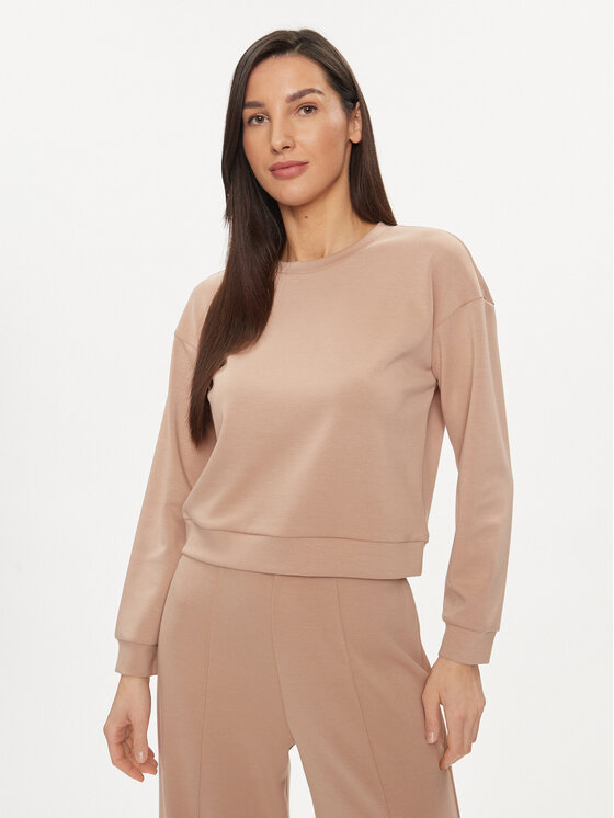 United Colors Of Benetton United Colors Of Benetton Sweatshirt 3UNN3M05L Beige Relaxed Fit