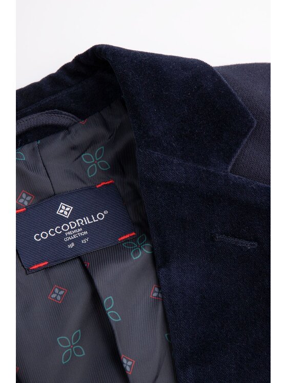 Coccodrillo Coccodrillo Marynarka ZC5138501EJB-015 Granatowy Regular Fit