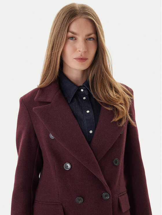 Maryley Maryley Prijelazni kaput MARYLEY-25IB807/01BU Tamnocrvena Regular Fit