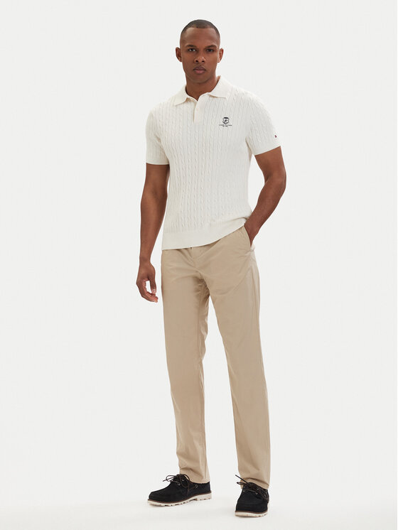 Tommy Hilfiger Tommy Hilfiger Chino-püksid Denton MW0MW42340 Helebeež Slim Fit