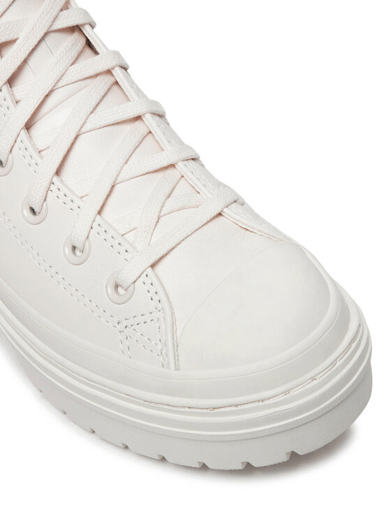 Converse Converse Polacchine Chuck Taylor All Star Lugged Heel Leather Platform A10370C Bianco
